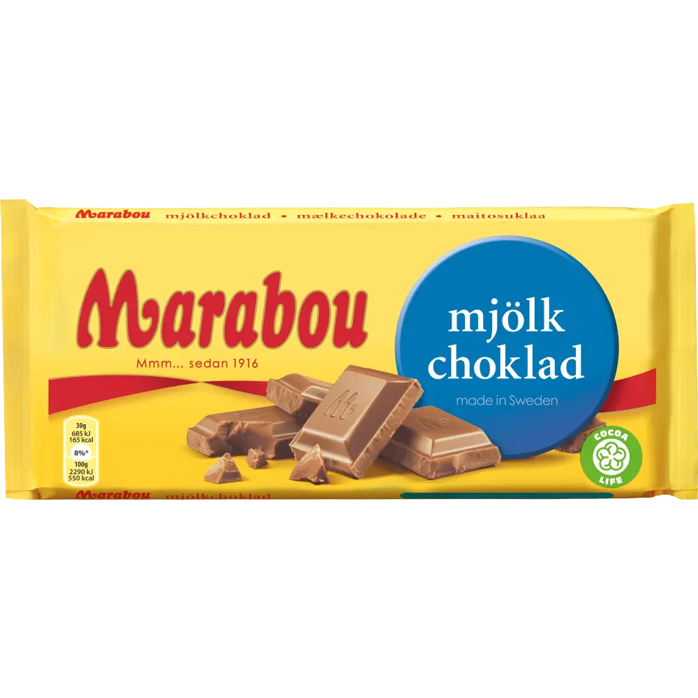 Marabou Milk Chocolate 90g - Gottis - Swedish Candy Co.