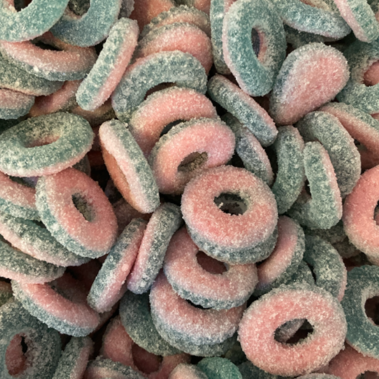 Fizzy Rings 100g - Gottis - Swedish Candy Co.