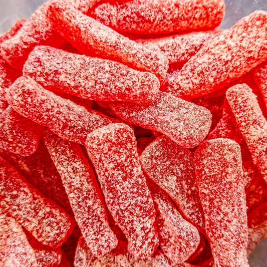 Sour Raspberry Bottles 30g - Gottis - Swedish Candy Co.