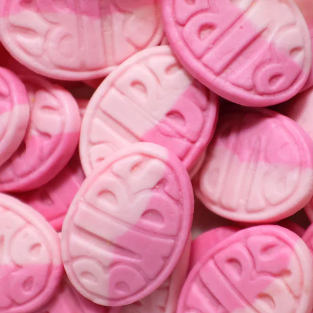 BUBS Wild strawberry/pomegranate ovals 30g - Gottis - Swedish Candy Co.